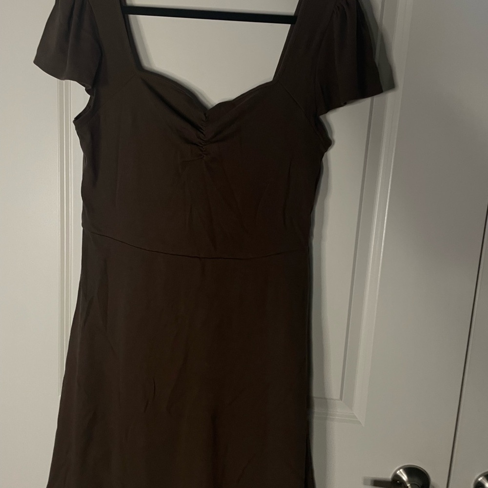 Brown Mini Dress